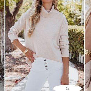 Faith Turtleneck Knit Sweater